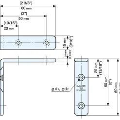 60X15X60MM 9LB STN ANGLE BRACKET