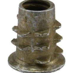 1/4-20, Zinc Alloy Flanged Hex Drive Insert