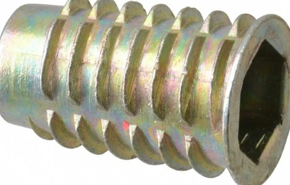 3/8-16, Zinc Alloy Flanged Hex Drive Insert