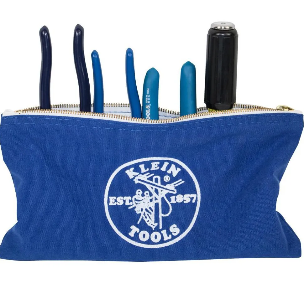 Zipper Bag: 0 Pocket, 7/10" Wide, 12-1/2" Deep, 7" High
