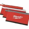 Zipper Pouch, Canvas, 3-Pack